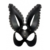 Маска зайки с кружевом на ушках - БДСМ Арсенал - купить с доставкой в Новокузнецке