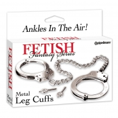 Металлические наручники Metal Leg Cuffs - Pipedream - купить с доставкой в Новокузнецке