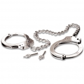 Металлические наручники Metal Leg Cuffs - Pipedream - купить с доставкой в Новокузнецке
