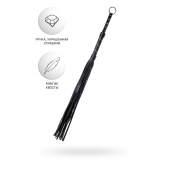 Черный флоггер Anonymo - 64 см. - ToyFa - купить с доставкой в Новокузнецке Черный флоггер Anonymo - 64 см. - ToyFa - купить с доставкой в Новокузнецке