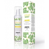 Разогревающее массажное масло Gourmet Spearmint Organic с органическими ингредиентами - 50 мл. - Exsens - купить с доставкой в Новокузнецке