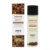 Органическое массажное масло TIGER EYE MACADAMIA - 100 мл. - Exsens - купить с доставкой в Новокузнецке