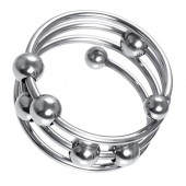 Большое металлическое кольцо под головку пениса - ToyFa - купить с доставкой в Новокузнецке