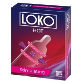 Стимулирующая насадка на пенис LOKO HOT с возбуждающим эффектом - Sitabella - в Новокузнецке купить с доставкой