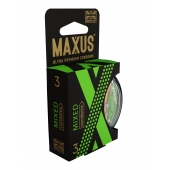 Презервативы в пластиковом кейсе MAXUS AIR Mixed - 3 шт. - Maxus - купить с доставкой в Новокузнецке
