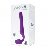 Лиловый безремневой страпон Queens M - Adrien Lastic - купить с доставкой в Новокузнецке