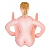 Надувная секс-кукла с реалистичной головой и поднятыми ножками - ToyFa - в Новокузнецке купить с доставкой Надувная секс-кукла с реалистичной головой и поднятыми ножками - ToyFa - в Новокузнецке купить с доставкой