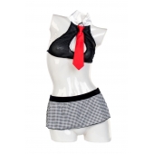 Надувная секс-кукла с реалистичной головой в костюме учительницы - ToyFa - в Новокузнецке купить с доставкой Надувная секс-кукла с реалистичной головой в костюме учительницы - ToyFa - в Новокузнецке купить с доставкой