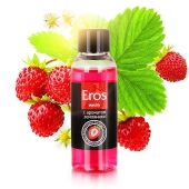 Массажное масло Eros fantasy с ароматом земляники - 50 мл. - Биоритм - купить с доставкой в Новокузнецке
