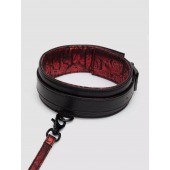 Стильный ошейник с поводком Reversible Faux Leather Collar and Lead - Fifty Shades of Grey - купить с доставкой в Новокузнецке