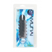 Дымчатая стимулирующая насадка с закрытой головкой SAMURAI PENIS SLEEVE BLACK - 14,5 см. - NMC - в Новокузнецке купить с доставкой