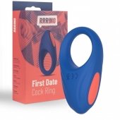Синее эрекционное кольцо RRRING First Date Cock Ring - FeelzToys - в Новокузнецке купить с доставкой