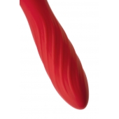 Красно-черный двусторонний вибромассажер Black Red - 21 см. - ToyFa купить в Новокузнецке с доставкой в Orgasmix.ru Красно-черный двусторонний вибромассажер Black Red - 21 см. - ToyFa