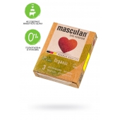 Экологически чистые презервативы Masculan Organic - 3 шт. - Masculan - купить с доставкой в Новокузнецке