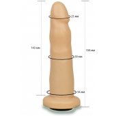 Телесная насадка Harness - 15,8 см. - LOVETOY (А-Полимер) - купить с доставкой в Новокузнецке