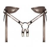 Бронзовый пояс для насадок Desirous Harness - Strap-on-me - купить с доставкой в Новокузнецке