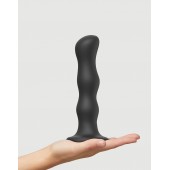 Черная насадка Strap-On-Me Dildo Geisha Balls size XL - Strap-on-me - купить с доставкой в Новокузнецке
