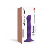 Фиолетовая насадка Strap-On-Me Dildo Geisha Balls size XL - Strap-on-me - купить с доставкой в Новокузнецке