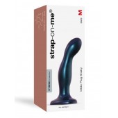 Темно-синяя насадка Strap-On-Me Dildo Plug Snaky size M - Strap-on-me - купить с доставкой в Новокузнецке