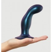 Темно-синяя насадка Strap-On-Me Dildo Plug Snaky size M - Strap-on-me - купить с доставкой в Новокузнецке