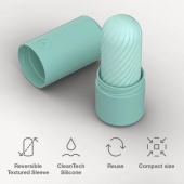 Мятный двусторонний мастурбатор Arcwave Ghost Pocket Stroker - Arcwave - в Новокузнецке купить с доставкой