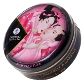 Массажная свеча Rose Petals с ароматом розы - 30 мл. - Shunga - купить с доставкой в Новокузнецке