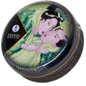 Массажная свеча Exotic Green Tea с ароматом зелёного чая - 30 мл. - Shunga - купить с доставкой в Новокузнецке