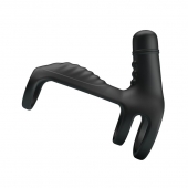 Черная вибронасадка на пенис Vibrating Penis Sling - Baile - в Новокузнецке купить с доставкой