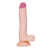 Телесный фаллоимитатор-реалистик Minc - 21 см. - A-toys купить с доставкой в интернет-магазине Orgasmix в Новокузнецке Телесный фаллоимитатор-реалистик Minc - 21 см. - A-toys