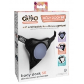 Черные трусики для страпона Body Dock SE на регулируемых ремнях - Pipedream - купить с доставкой в Новокузнецке
