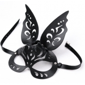 Черная ажурная маска  Зайка  с ушками - Crazy Handmade - купить с доставкой в Новокузнецке Черная ажурная маска  Зайка  с ушками - Crazy Handmade - купить с доставкой в Новокузнецке