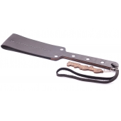 Гладкий мягкий удлиненный пэддл с заклепками - 32 см. - Crazy Handmade - купить с доставкой в Новокузнецке Гладкий мягкий удлиненный пэддл с заклепками - 32 см. - Crazy Handmade - купить с доставкой в Новокузнецке