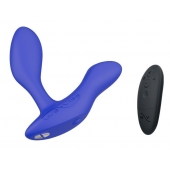 Синий анальный вибратор We-Vibe Vector+ - We-vibe - в Новокузнецке купить с доставкой
