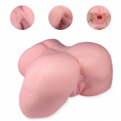 Реалистичный мастурбатор-полуторс с 2 рабочими отверстиями - S-HANDE - в Новокузнецке купить с доставкой