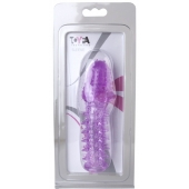 Фиолетовая насадка, удлиняющая половой член - 13,5 см. - Toyfa Basic - в Новокузнецке купить с доставкой Фиолетовая насадка, удлиняющая половой член - 13,5 см. - Toyfa Basic - в Новокузнецке купить с доставкой