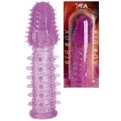 Фиолетовая насадка, удлиняющая половой член - 13,5 см. - Toyfa Basic - в Новокузнецке купить с доставкой Фиолетовая насадка, удлиняющая половой член - 13,5 см. - Toyfa Basic - в Новокузнецке купить с доставкой