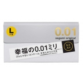 Презервативы Sagami Original 0.02 L-size увеличенного размера - 5 шт. - Sagami - купить с доставкой в Новокузнецке