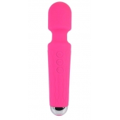 Розовый жезловый вибратор Wacko Touch Massager - 20,3 см. - Chisa