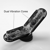 Черный мастурбатор Tenga Flip Zero Gravity с вибрацией - Tenga - в Новокузнецке купить с доставкой