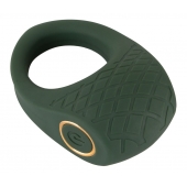 Зеленое эрекционное виброкольцо Luxurious Vibro Cock Ring - Orion - в Новокузнецке купить с доставкой