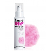 Съедобное согревающее массажное масло Love Me Tender Cotton Candy с ароматом сладкой ваты - 100 мл. - Love to Love - купить с доставкой в Новокузнецке