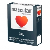 Презервативы увеличенного размера Masculan XXL - 3 шт. - Masculan - купить с доставкой в Новокузнецке