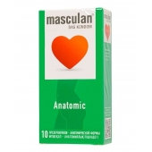 Презервативы анатомической формы Masculan Anatomic - 10 шт. - Masculan - купить с доставкой в Новокузнецке