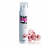Массажная хрустящая пенка Tickle My Body Cherry Blossom с ароматом вишневого цвета - 150 мл. - Love to Love - купить с доставкой в Новокузнецке