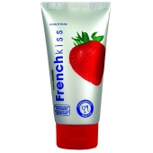 Съедобный лубрикант Frenchkiss с ароматом клубники - 75 мл. - Joy Division - купить с доставкой в Новокузнецке