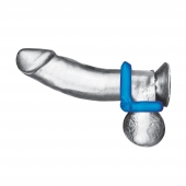 Комплект из 2 эрекционных колец-восьмерок 2-Pack Duo Cock And Ball Stamina Enhancement Ring - BlueLine - в Новокузнецке купить с доставкой