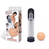 Автоматическая вакуумная помпа-мастурбатор Blowjob Auto Sucker Penis Enlarger Pump - Lux Fetish - в Новокузнецке купить с доставкой