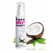 Съедобное согревающее массажное масло Love Me Tender Cocos с ароматом кокоса - 100 мл. - Love to Love - купить с доставкой в Новокузнецке