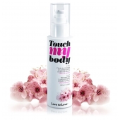 Силиконовый лубрикант 2-в-1 Touch My Body с ароматом вишнёвого цвета - 100 мл. - Love to Love - купить с доставкой в Новокузнецке