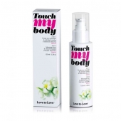 Силиконовый лубрикант 2-в-1 Touch My Body с ароматом моной - 100 мл. - Love to Love - купить с доставкой в Новокузнецке